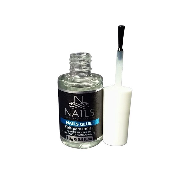 Cola para Unhas Vidro Nails Com Pincel 10g