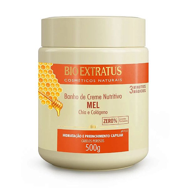 Banho de Creme Nutritivo BioExtratus Mel 500g