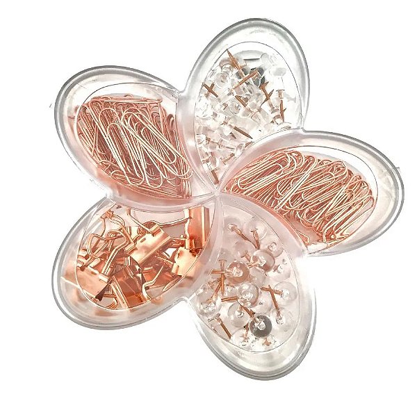Kit Flor de Lotus Rose Gold Molin Love