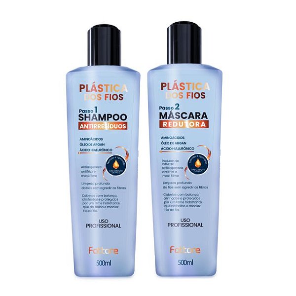 Kit Plástica Redutora dos Fios Fattore 500 ml