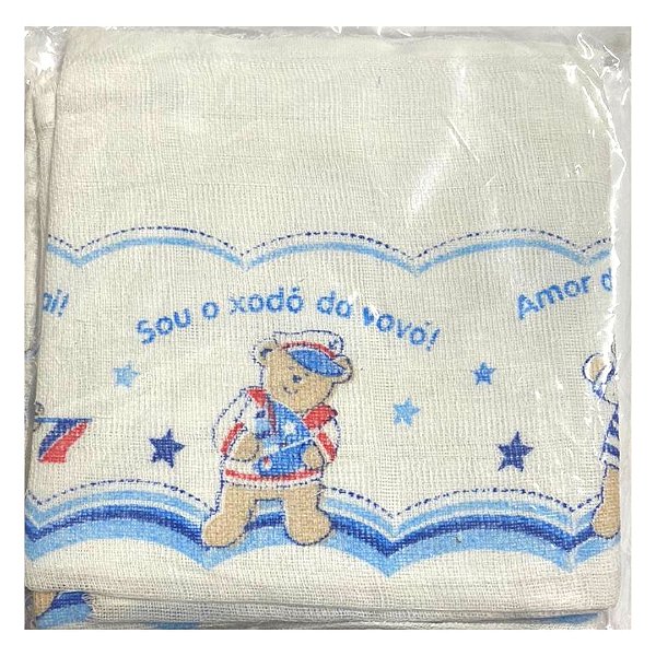 Fralda Incomfral Especial Frase 65cm x 65cm 5 unidades - Masculino