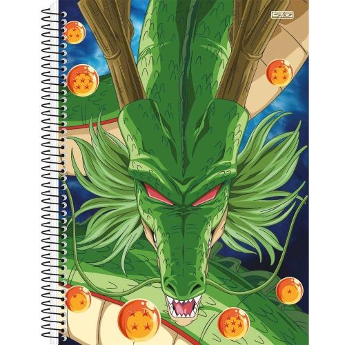 Caderno Capa Dura Universitário Dragonball SD 15 Materias  240 Folhas - Capas Sortidas