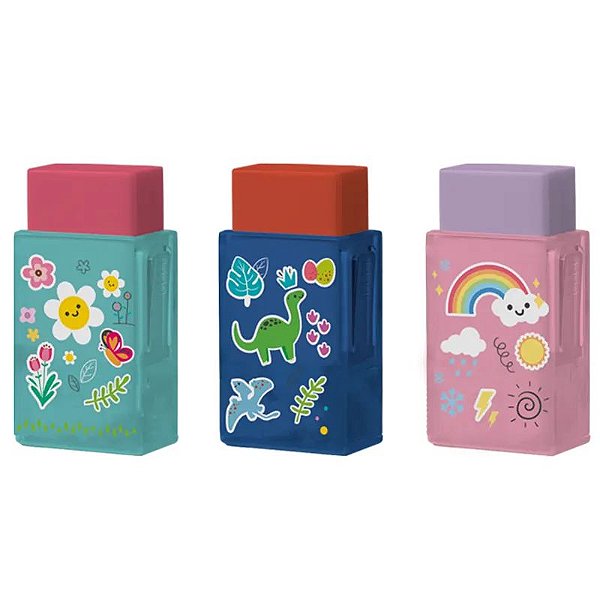 Borracha Com Capa Surprise Tris Holic Fofurices - Cores Sortidas