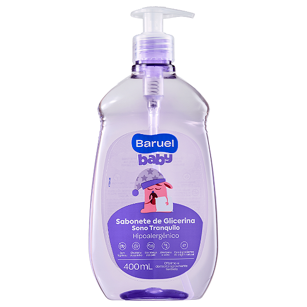 Sabonete Liquido Baruel Baby Glicerina Sono Tranquilo 400ml