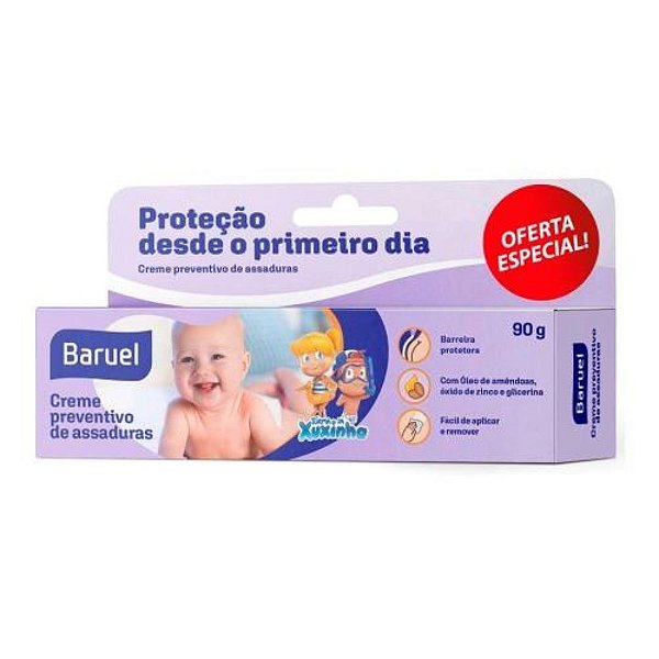 Creme De Assadura Turma Da Xuxinha Com Óleo de Amêndoas 90g