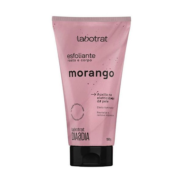 Esfoliante Corpo e Rosto Morango Labotrat 150g