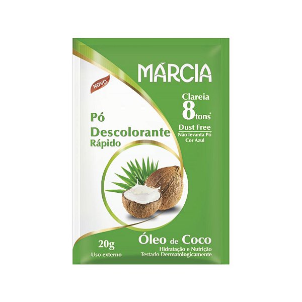 Pó Descolorante Márcia Óleo De Coco 20g