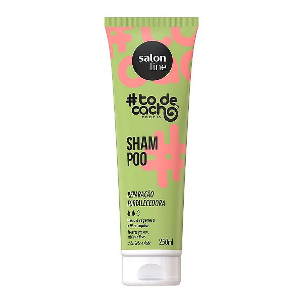 Shampoo #todecacho Reparação Fortalecedora Salon Line 250ml