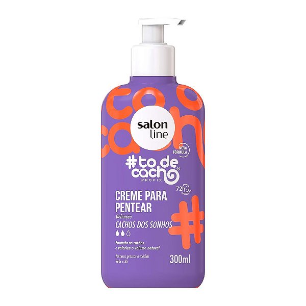 Creme Para Pentear #todecacho Cachos dos Sonhos Salon Line 300ml