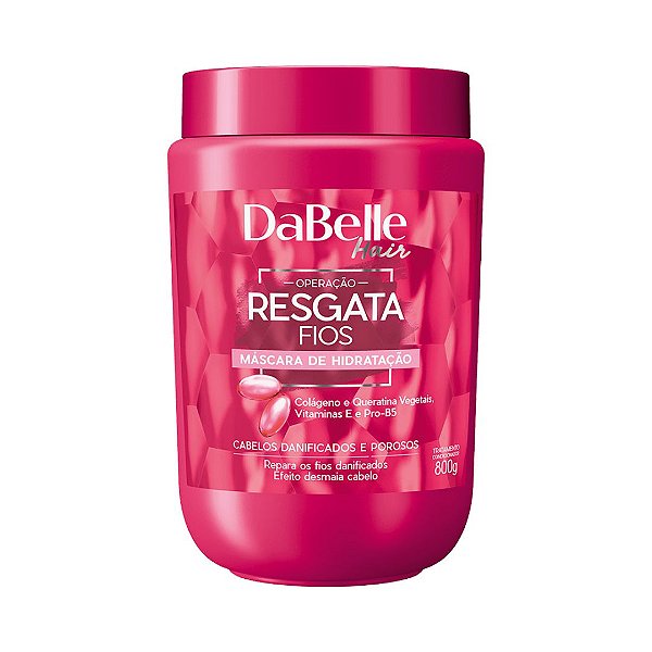 Máscara De Hidratação Dabelle Resgata Fios 800g