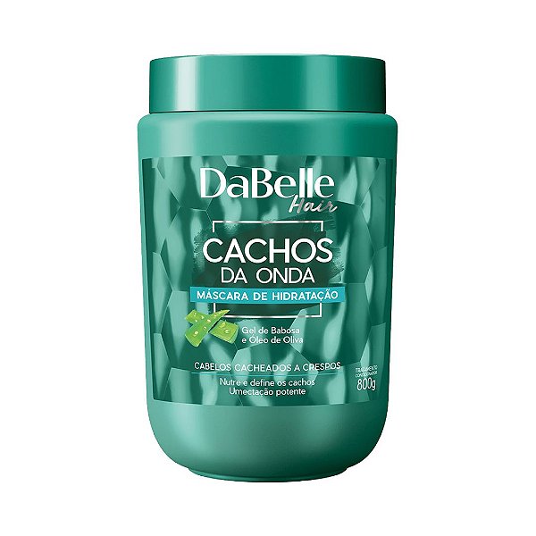 Máscara De Hidratação Dabelle Cachos da Onda 800g