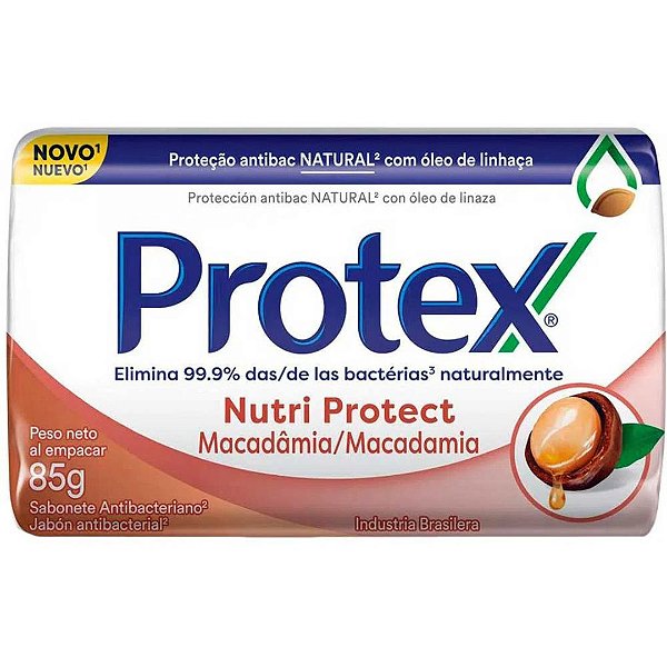 Sabonete em Barra Protex Nutri Protect Macadâmia 85g com 12 Unidades