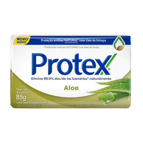 Sabonete em Barra Protex Aloe 85g com 12 Unidades