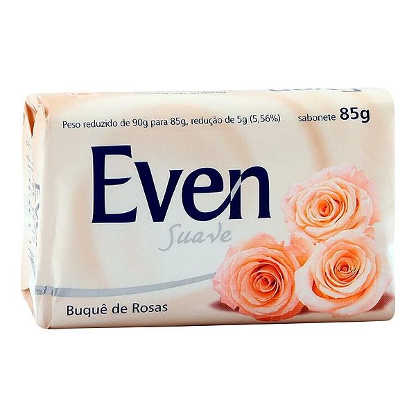 Sabonete Em Barra Even Suave Buquê De Rosas 85g