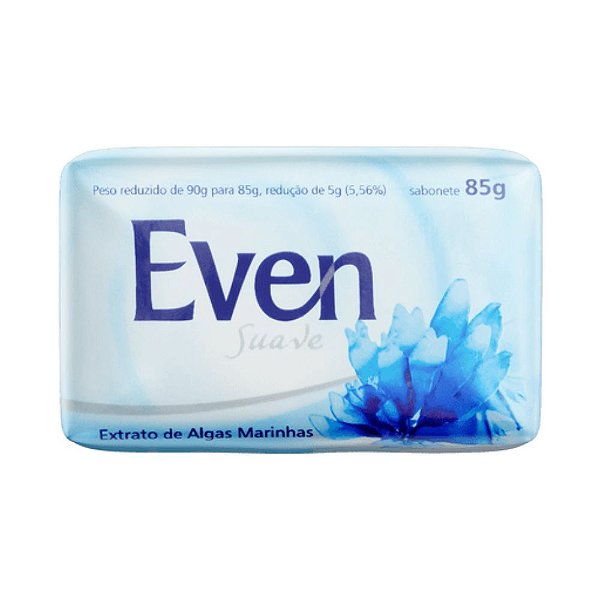 Sabonete Em Barra Even Suave Algas Marinhas 85g