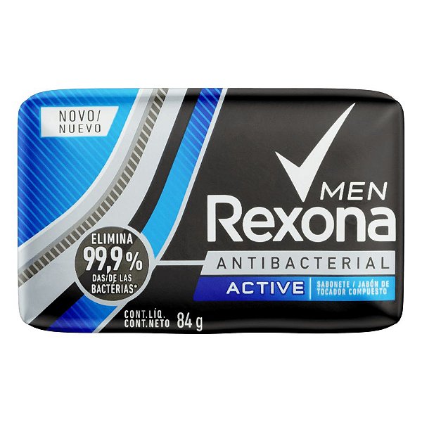 Sabonete em Barra Rexona Men Active Antibacterial 84g