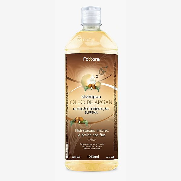 Shampoo Óleo De Argan Fattore 1030ml