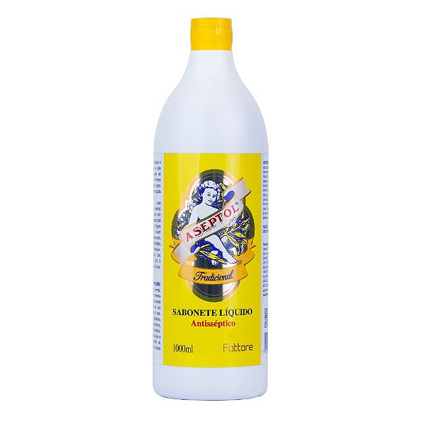 Aseptol Sabonete Liquido Antisséptico Tradicional 1000ml Fattore