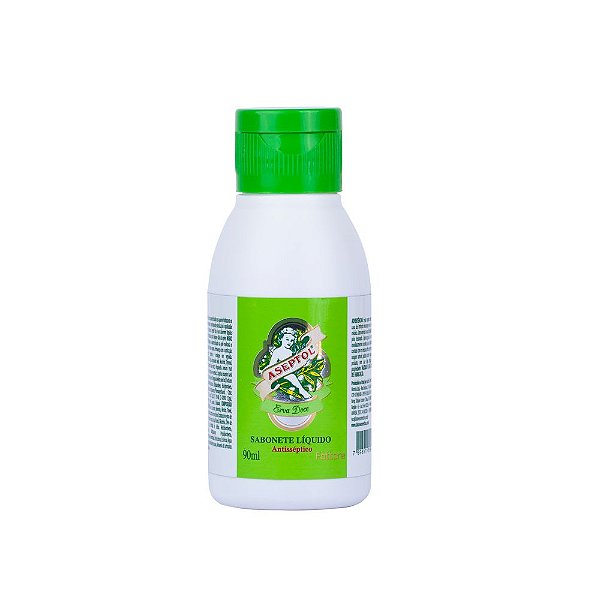 Aseptol Sabonete Liquido Antisséptico Erva Doce 90ml Fattore