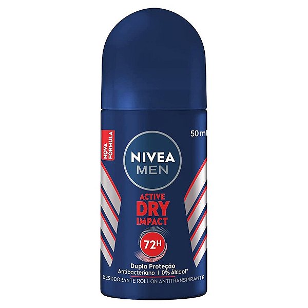 Desodorante Roll-on Nivea Men Active Dry Impact 50ml