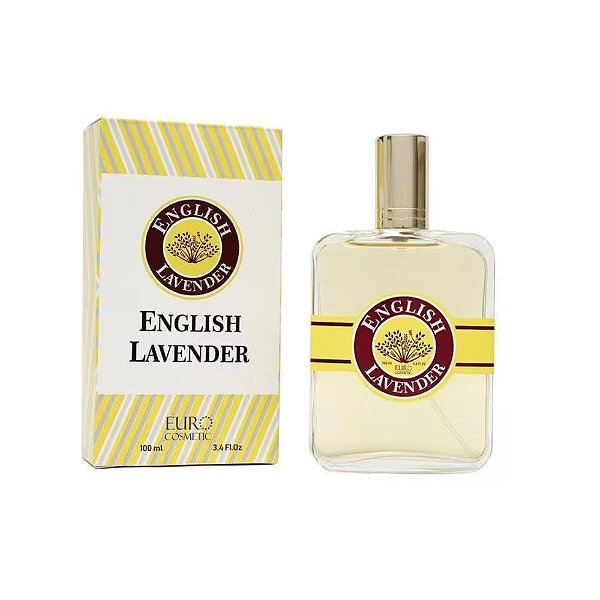 Deo Colônia Lavanda inglesa Euro Cosmetic 100ml