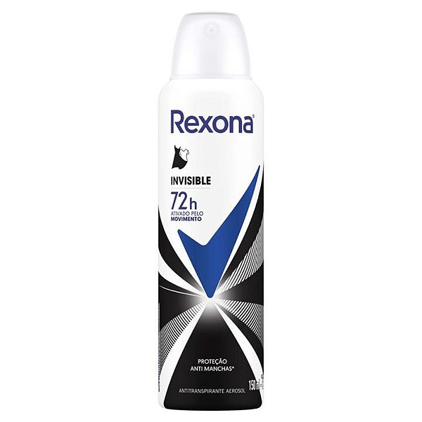 Desodorante Aerosol Rexona Invisible 150ml
