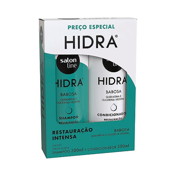 Kit Salon Line Hidra Babosa Shampoo + Condicionador 300ml