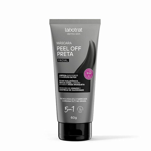 Máscara Facial Peel Off Preta 5 em 1 Labotrat 60g