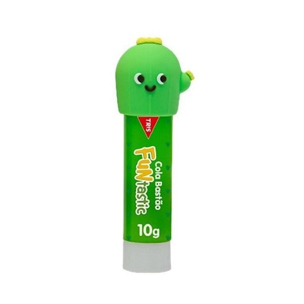 Cola Bastão Funtastic Tampinhas Divertidas 10g Tris Cacto