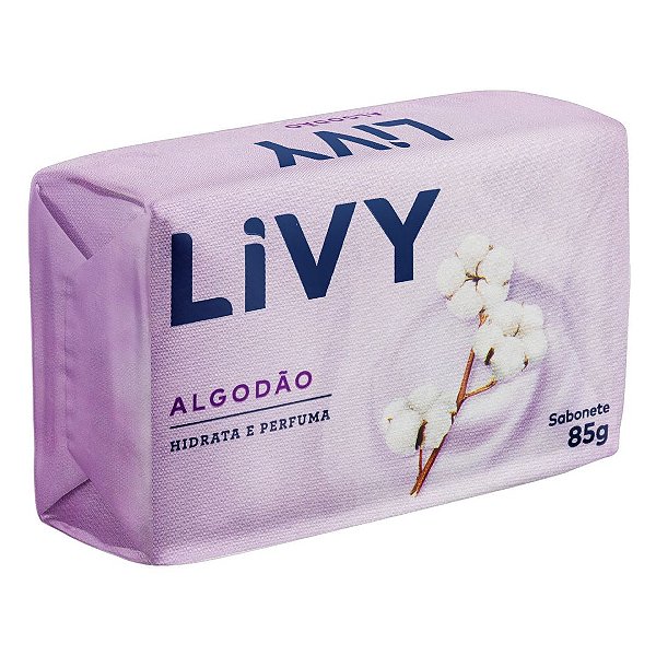 Sabonete em Barra Livy Algodão 85g
