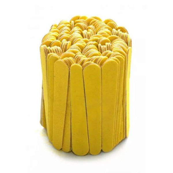 Mini Lixa para Unhas Canário com 144 unidades Santa Clara R1062