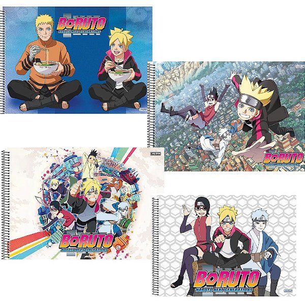 Caderno Cartografia Desenho Boruto Vila 60Fls São Domingos - Pedagógica -  Papelaria, Livraria, Artesanato, Festa e Fantasia