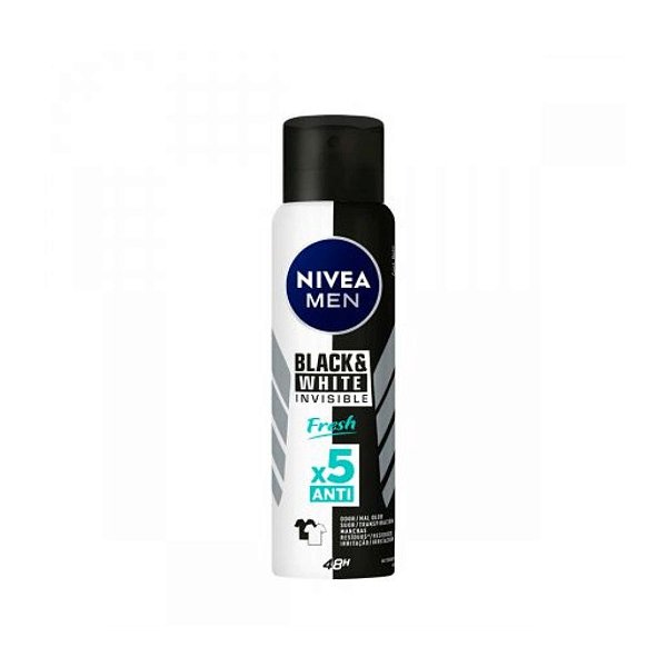 Desodorante Aerosol Nivea Black&White Invisible Fresh 150ml