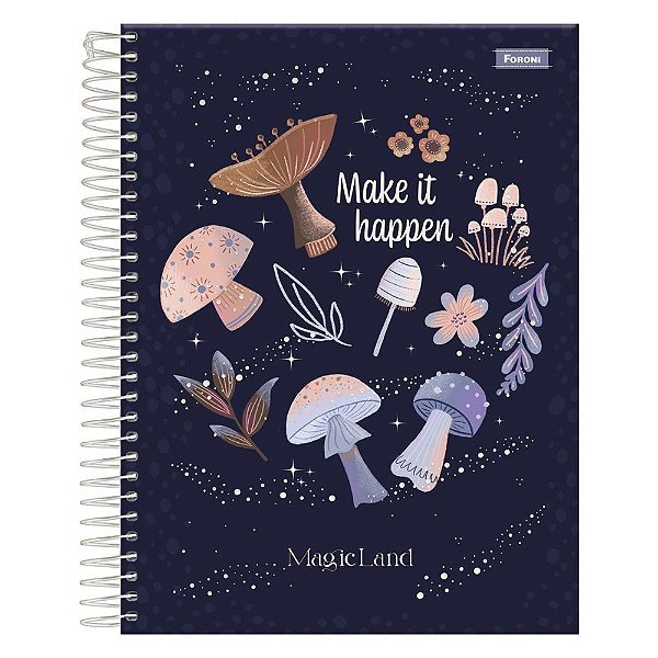 Caderno Colegial Magic Land 1 Matéria Foroni Sortido
