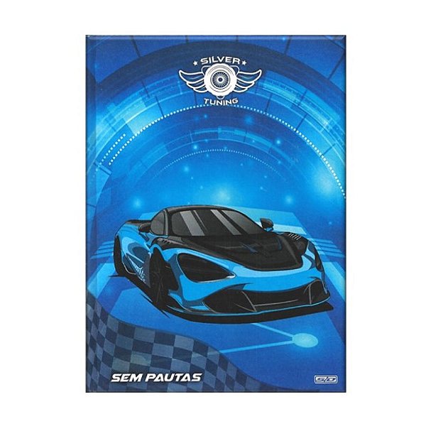 Caderno Brochura Universitário Capa Flexível Silver Tuning 60 Folhas São Domingos