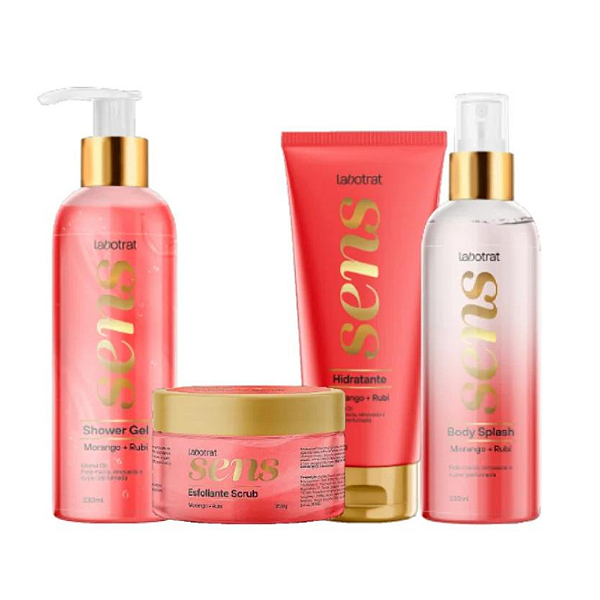 Kit Linha Sens Labotrat Morango e Rubi