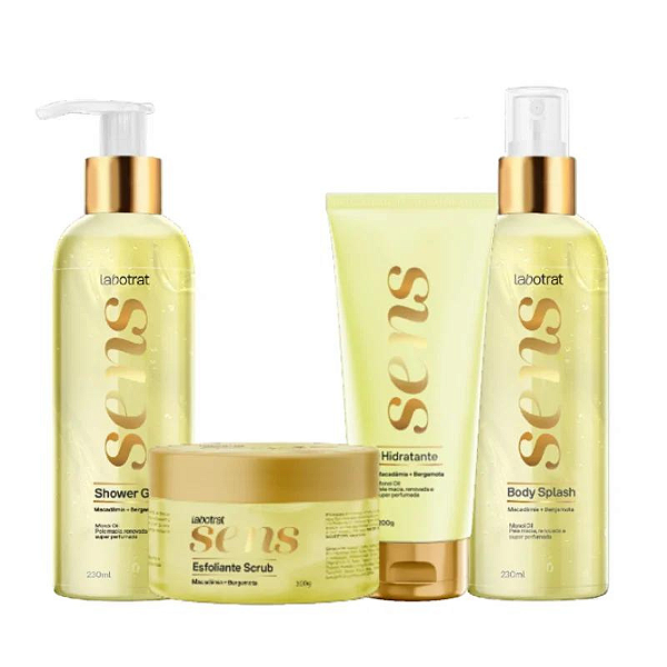 Kit Linha Sens Labotrat Macadâmia & Bergamota