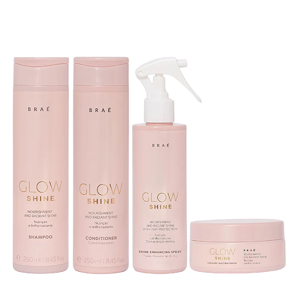 Kit BRAÉ Glow Shine (4 Produtos)