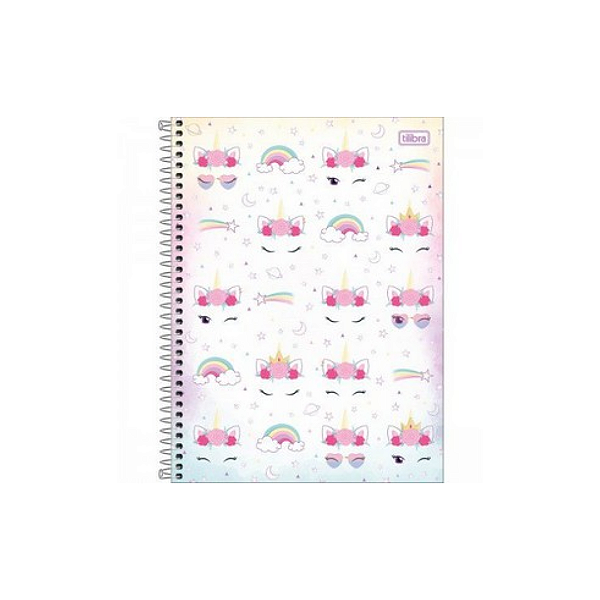 Caderno Tilibra Blink Universitário 16 Matérias 256 Folhas - Capas Sortidas