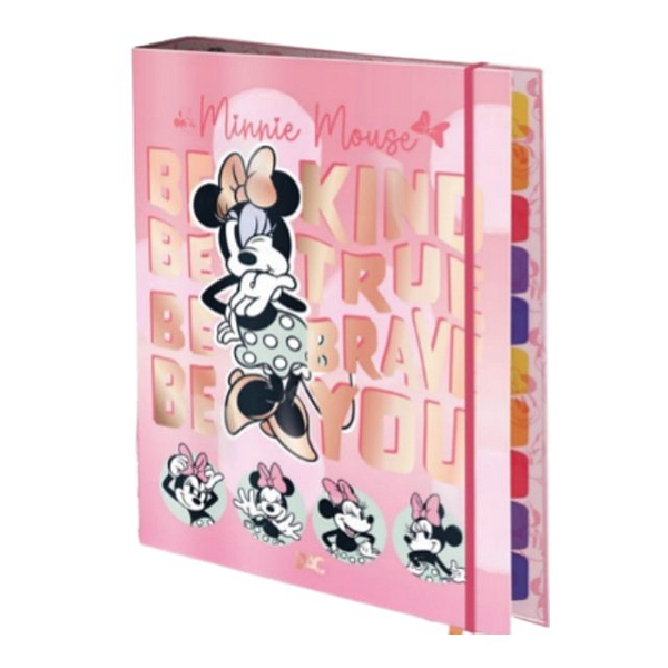 Dac Fichário Caderno Argolado Universitário Minnie Mouse 48 folhas.