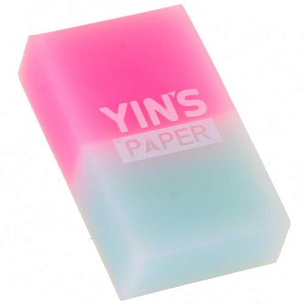 Borracha Duo Cores Yins Paper Sortidas