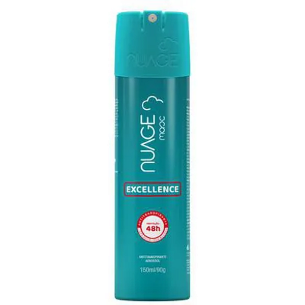 Desodorante Aerosol Nuage Excellence Masculino 48 Horas 150ml..