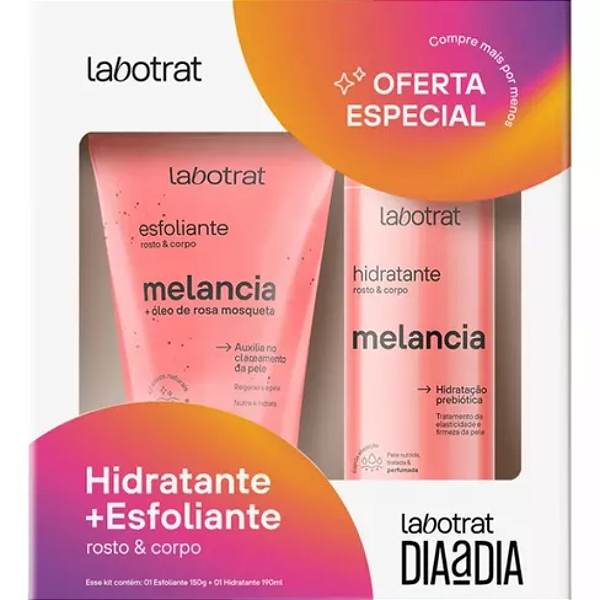 Kit Labotrat Dia a Dia Esfoliante 150g + Hidratante 190g - Melancia