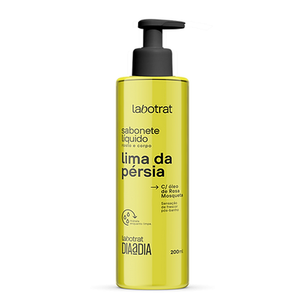 Sabonete Liquido Rosto e Corpo Lima Da Persia Labotrat 190 ml.
