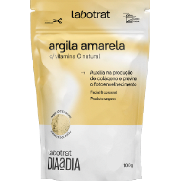 Labotrat  Argila Amarela Com Vitamina C Natural 100g