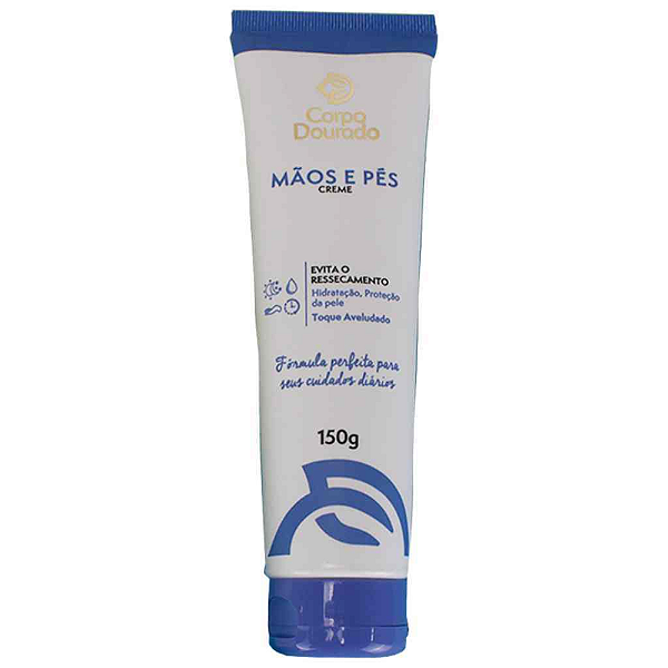 Creme Mãos e Pés Corpo Dourado 150g.