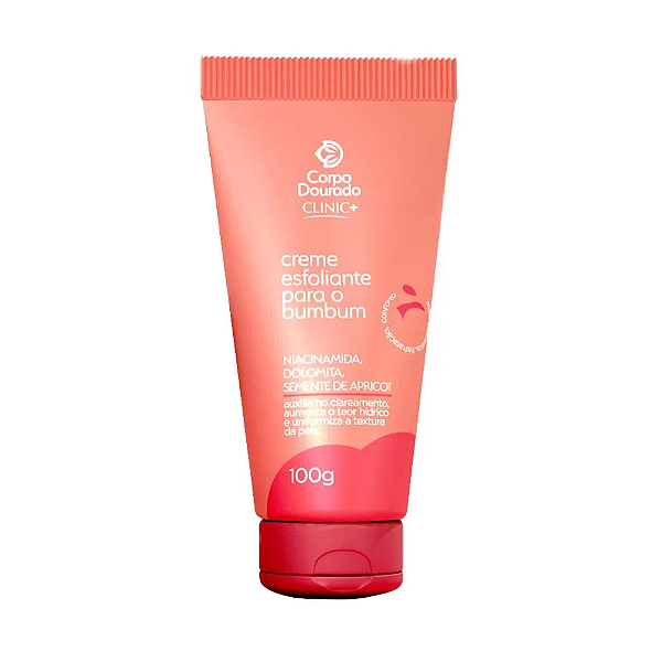 Creme Esfoliante Para o Bumbum Corpo Dourado Clinic+ 100g