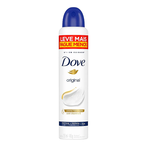 Desodorante Dove Original 72 hs Proteção 250 ml - 145g