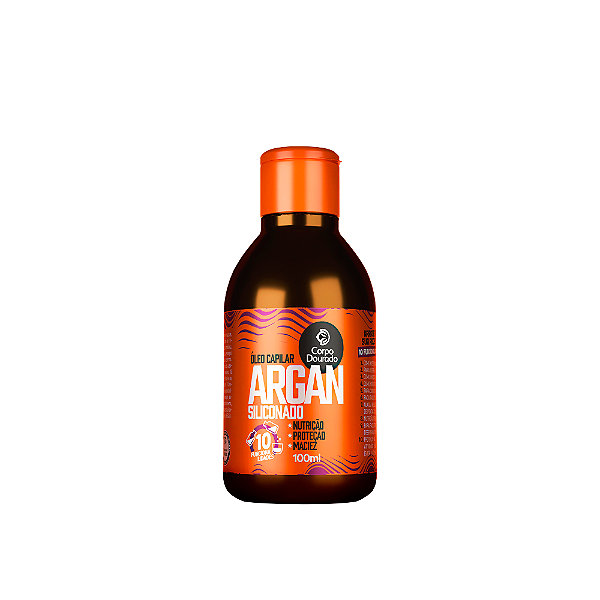 Oléo Capilar Corpo Dourado Argan Siliconado 100 ml.