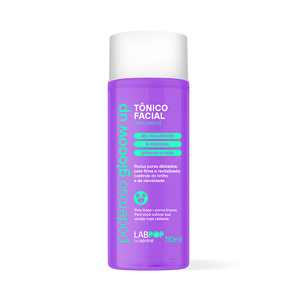 Tônico Facial Poderoso Glow Up LabPop Labotrat 110ml.
